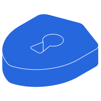 Shield with keyhole representing protected health data